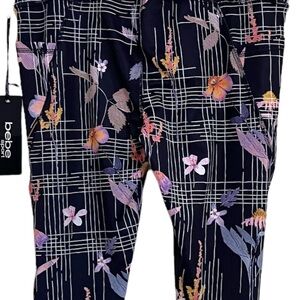 Bebe cropped blue leggings